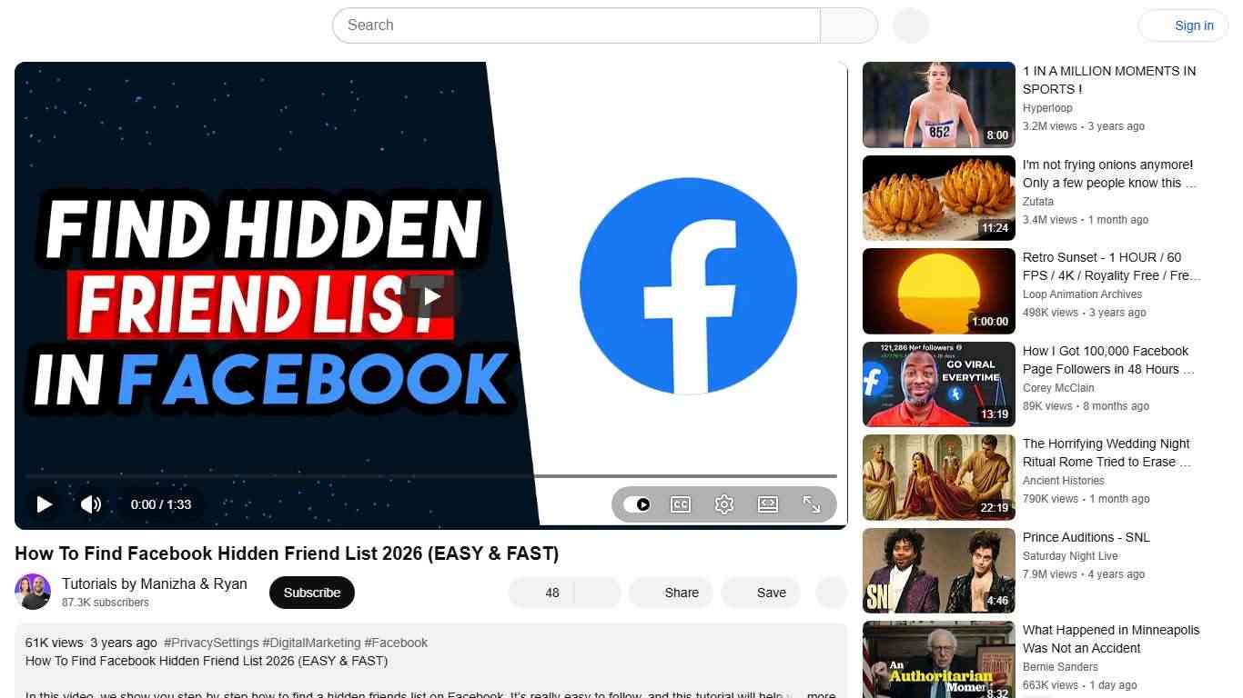 How To Find Facebook Hidden Friend List 2026 (EASY & FAST) - YouTube
