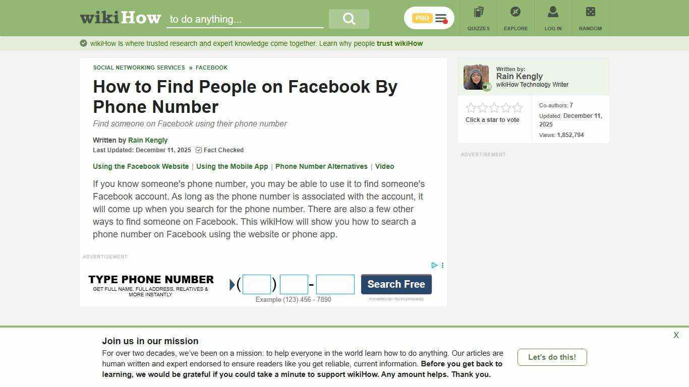 How to Search a Phone Number on Facebook: Desktop & Mobile